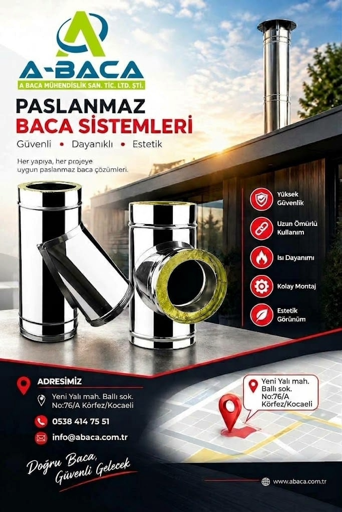 Paslanmaz Çelik Baca